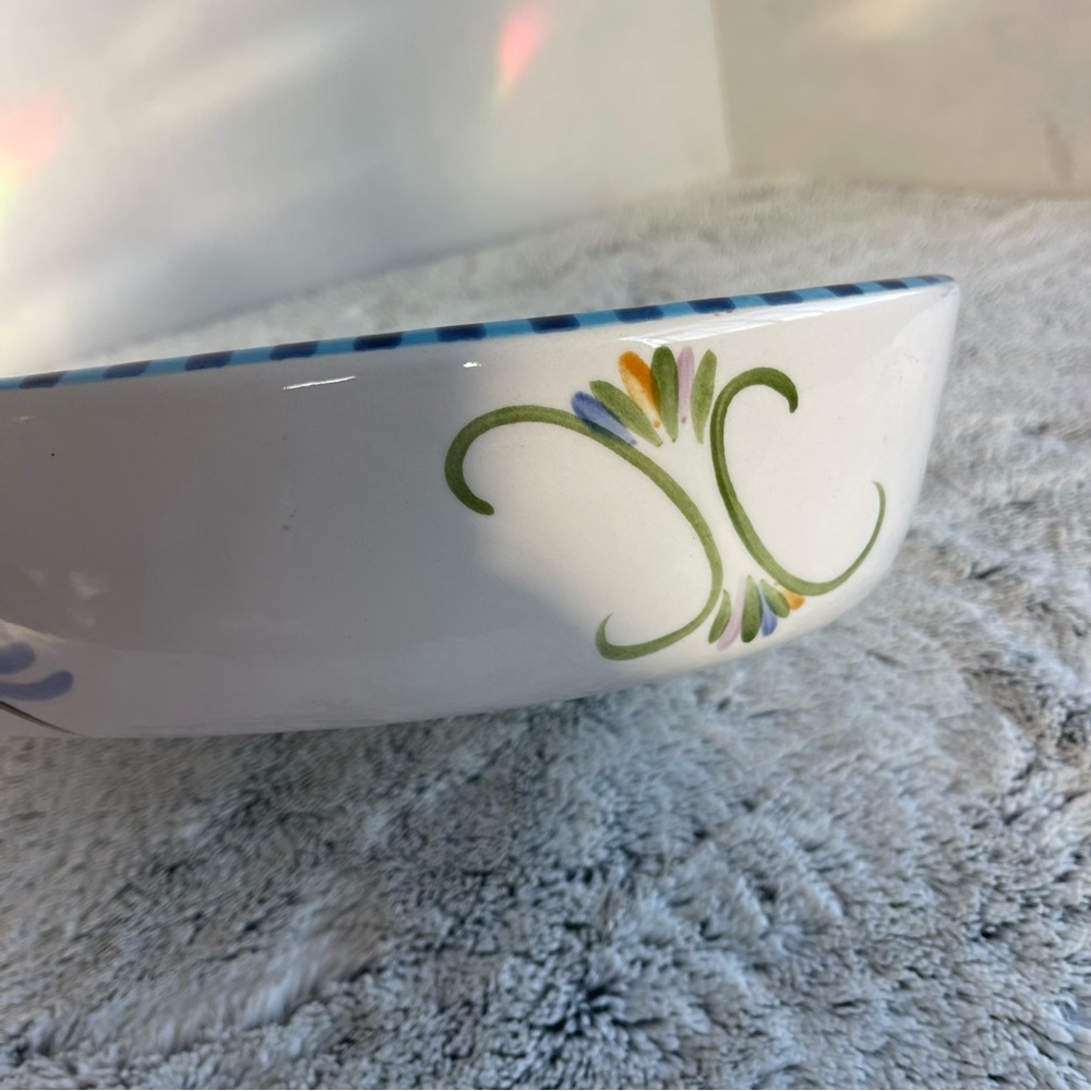 Laurie Gates 2000 Floral Oval Serving Platter - Multicolor Flowers - Picture 6 of 12